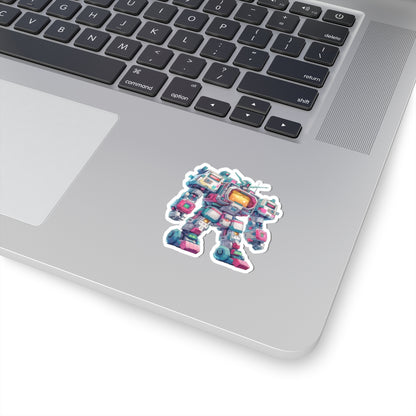 Pixelated Power Bot Sticker