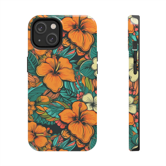 Sunset Tiare - Hawaiian Tough Phone Case