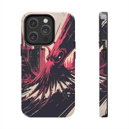 Kraken Rampage Cityscape Tough Phone Case