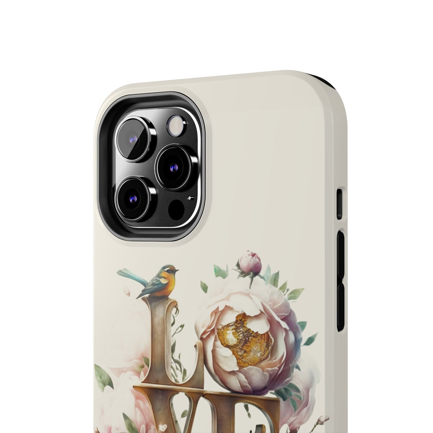 Lovebird and Bloom Watercolor Tough Phone Case