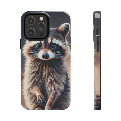 Abstract Raccoon Charm Tough Phone Case