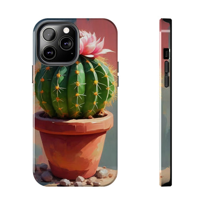 DesertBloom Terracotta Cactus Tough Phone Case