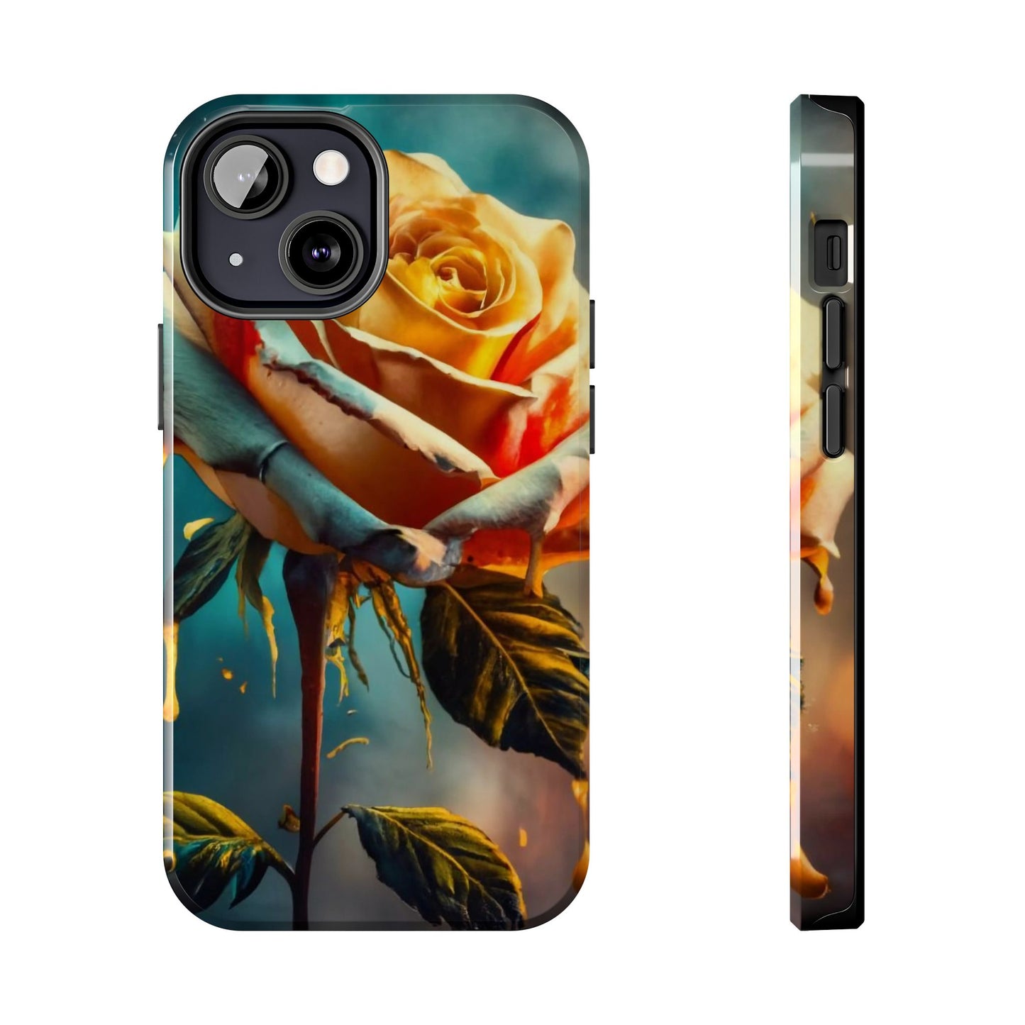 Golden Rose Elegance Tough Phone Case