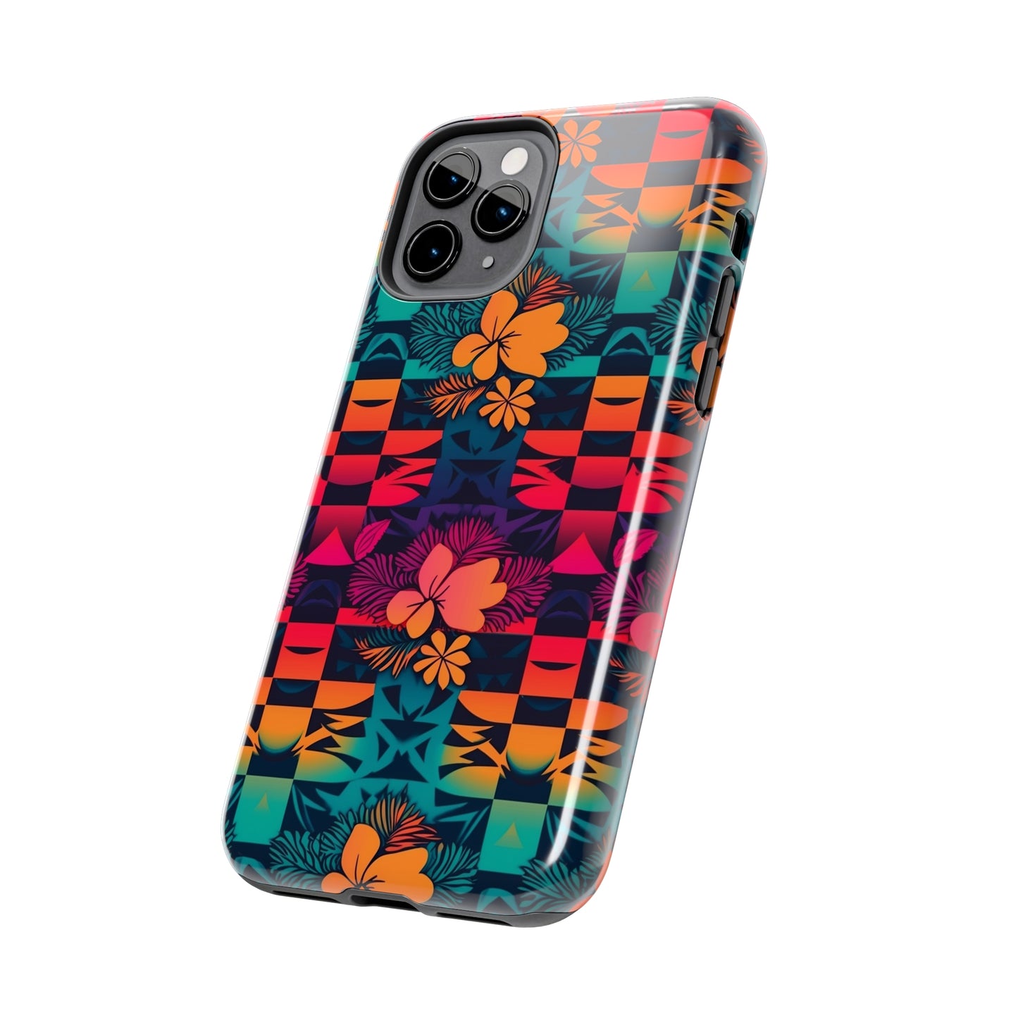 Electric Plumeria - Hawaiian Tough Phone Case