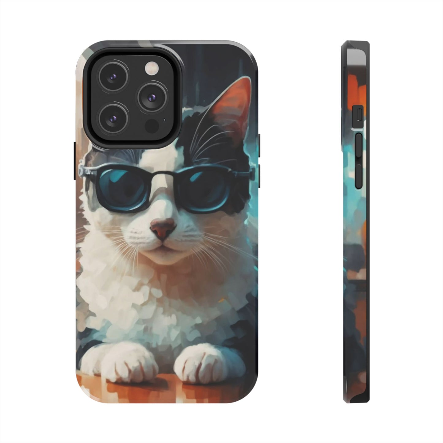 CoolCat Dinner Date Tough Phone Case