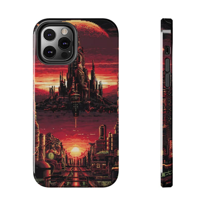 PixelVista Futuristic City Tough Phone Case