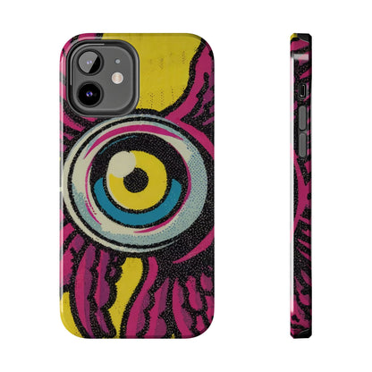 Golden Gaze Winged Eye iPhone Case