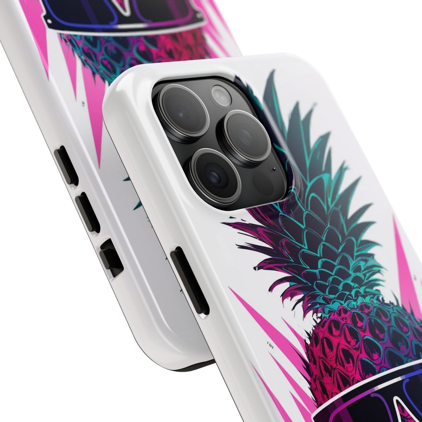 Sunglass Clad Pineapple Funk Tough Phone Case