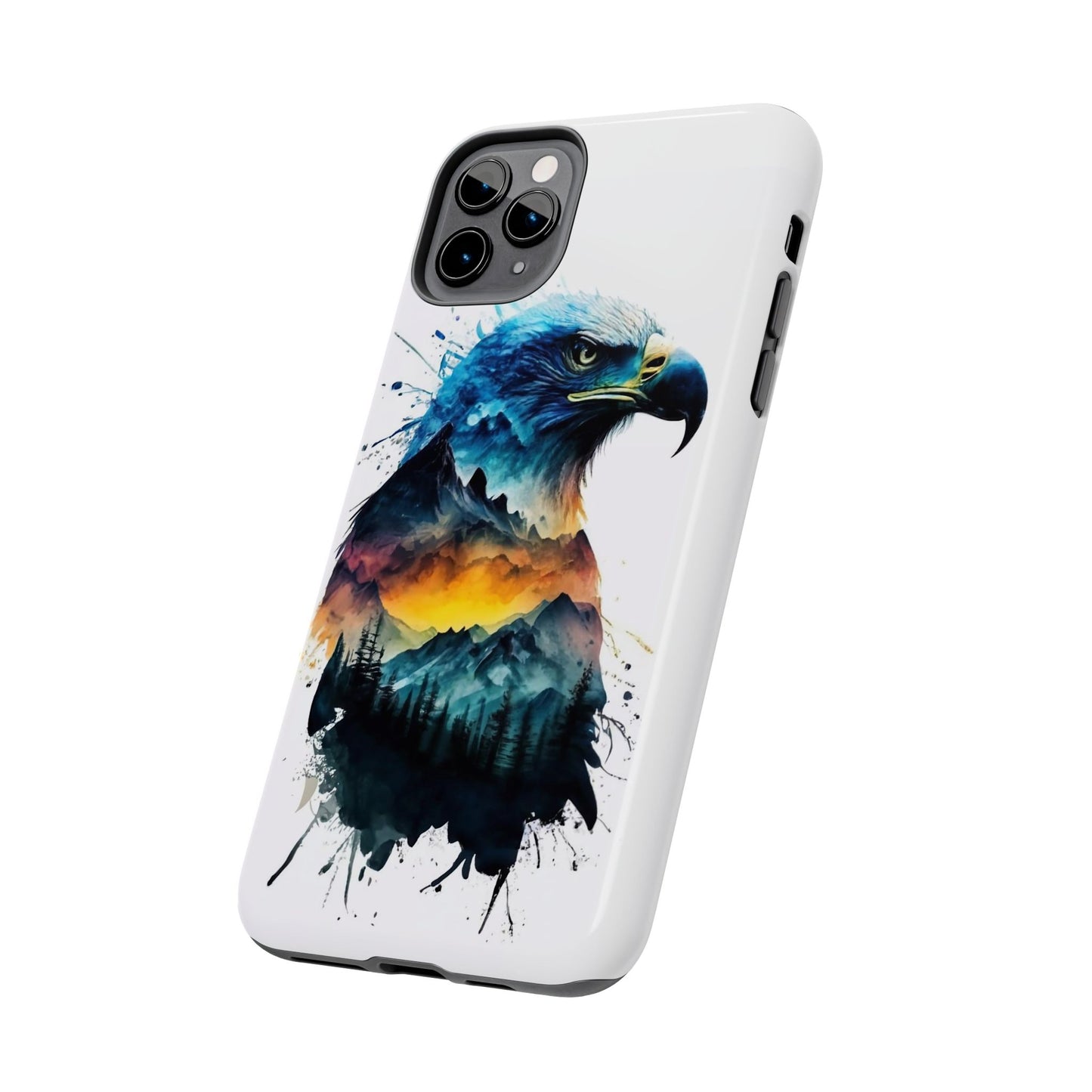 Intense Gaze Bald Eagle Tough Phone Case