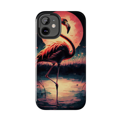 Sunset Flamingo Defender Case
