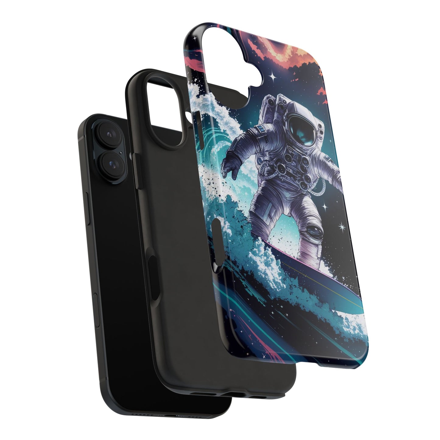 Space Surfer Astronaut Adventure Tough Phone Case