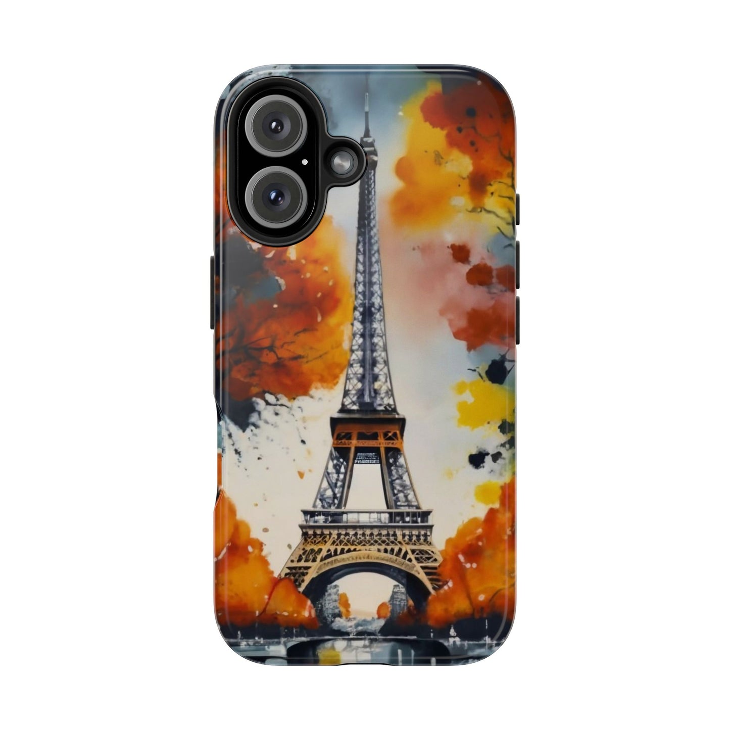 Watercolor Eiffel Twilight Defender Case