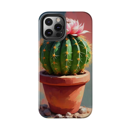 DesertBloom Terracotta Cactus Tough Phone Case