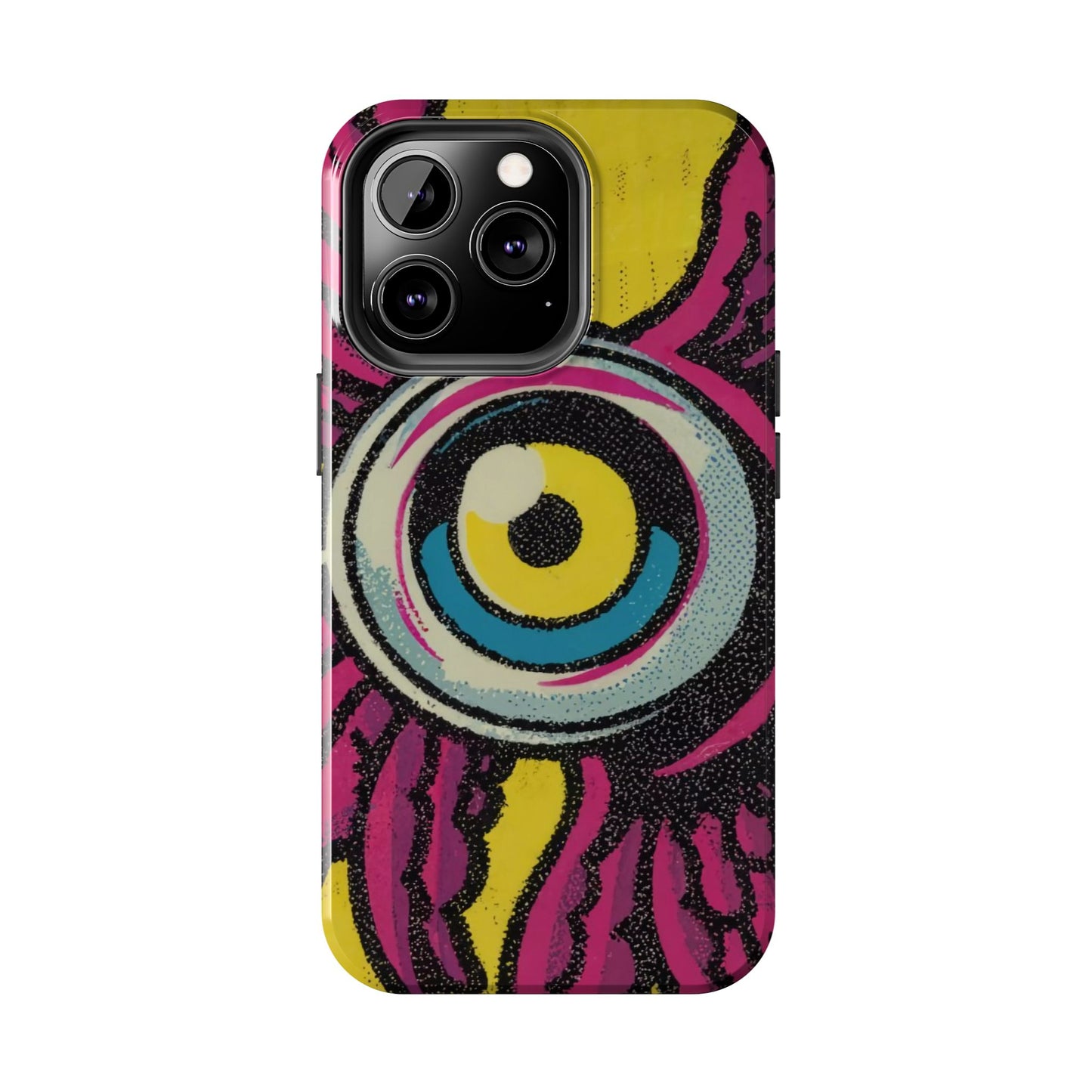 Golden Gaze Winged Eye iPhone Case