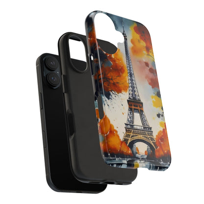 Watercolor Eiffel Twilight Defender Case