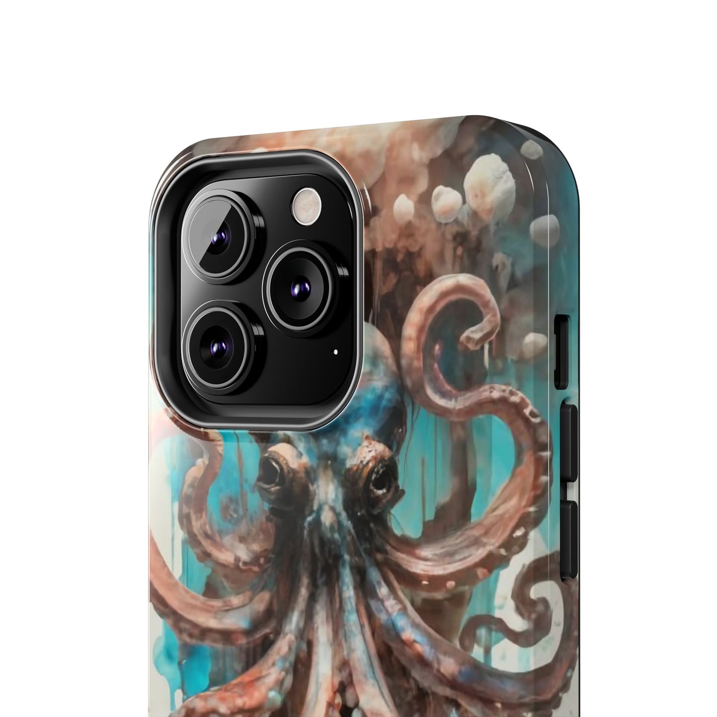 Serene Octopus Watercolor Tough Phone Case