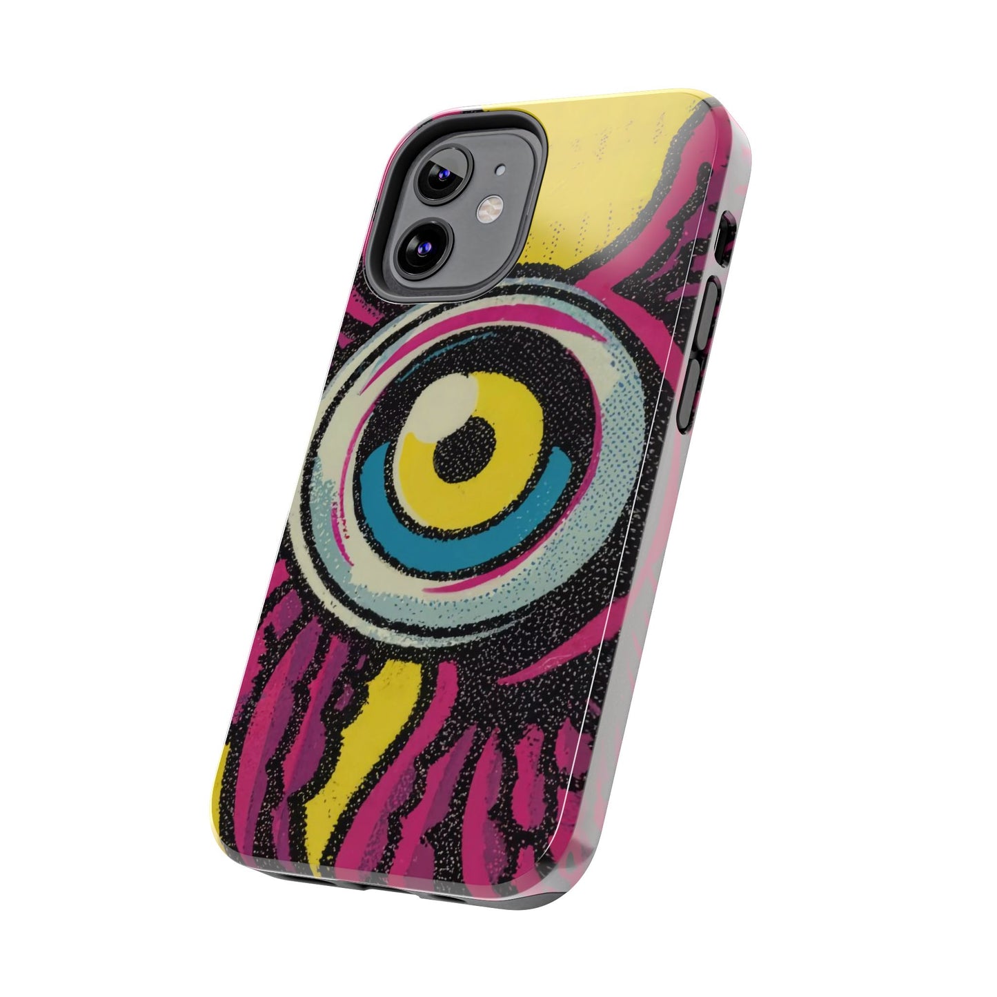 Golden Gaze Winged Eye iPhone Case