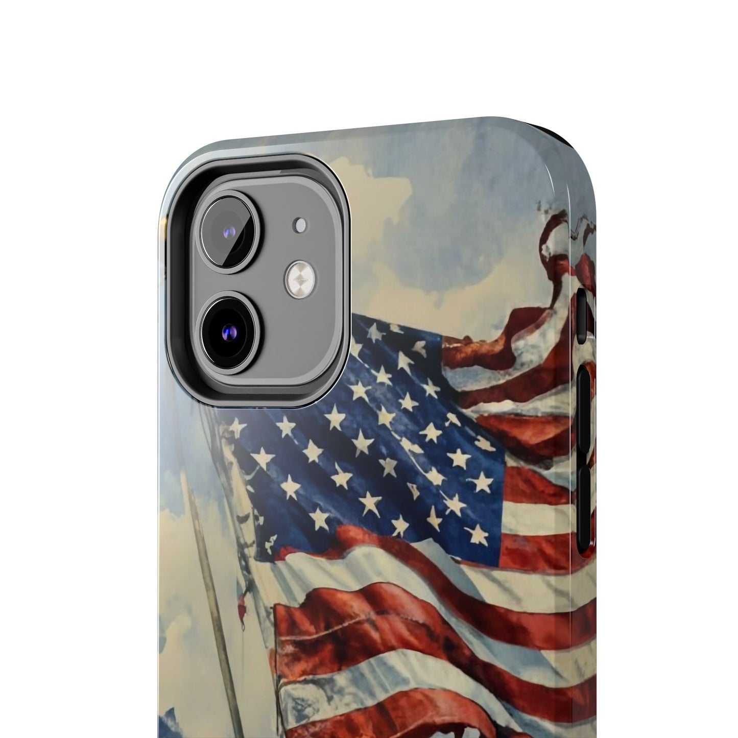 Tattered Glory American Flag Tough Phone Case