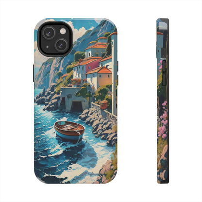 Coastal Dreamscape Boat Tough Phone Case