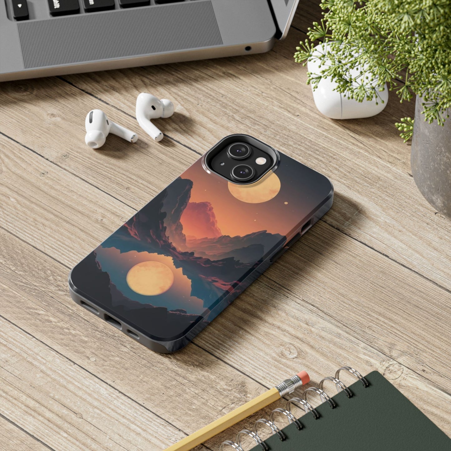 Mountain Moonlight Defender Case