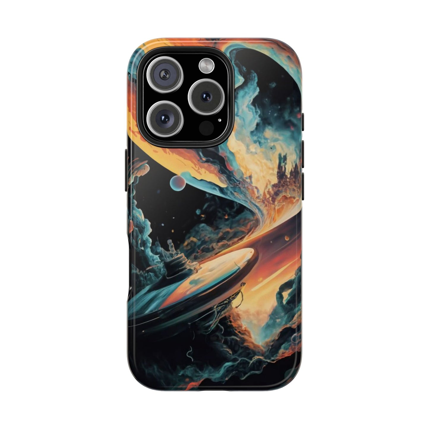 Retro Futuristic Space Odyssey Tough Phone Case