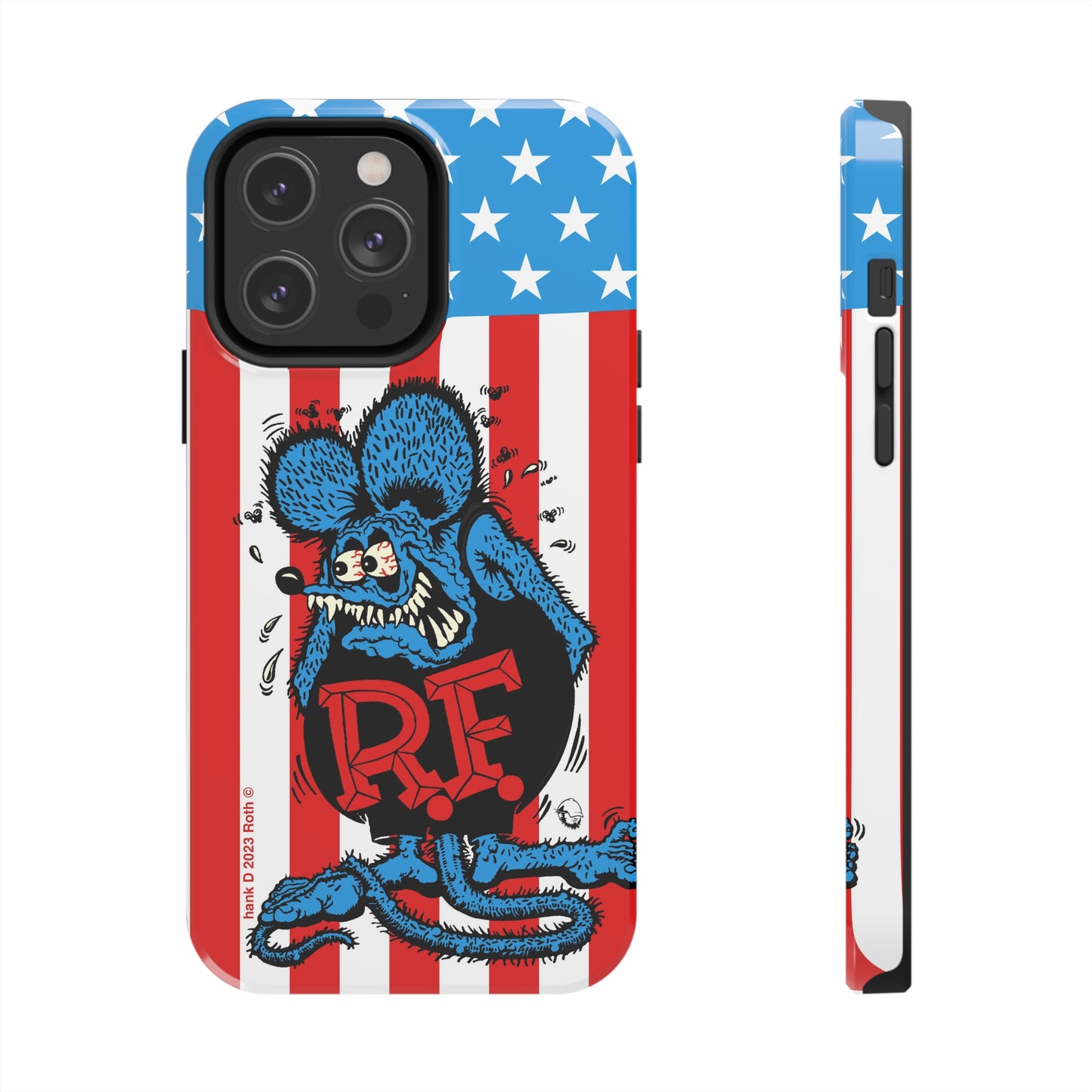 Red, White and Fink - Tough Phone Case