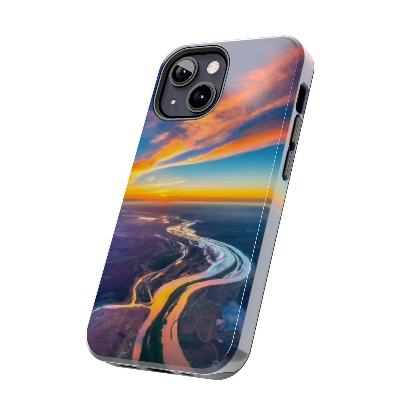 Celestial Sunset Earth View Tough Phone Case