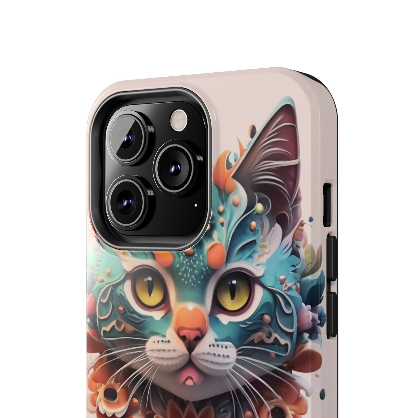 Floral Feline Armor Case