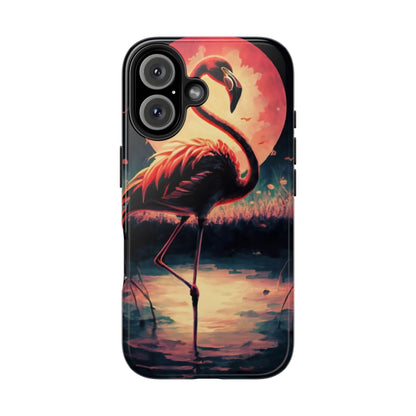 Sunset Flamingo Defender Case