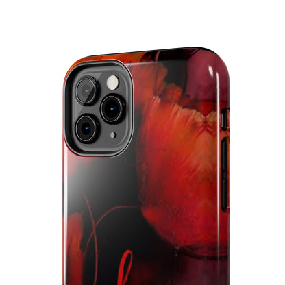 Crimson Love Blossoms Tough Phone Case