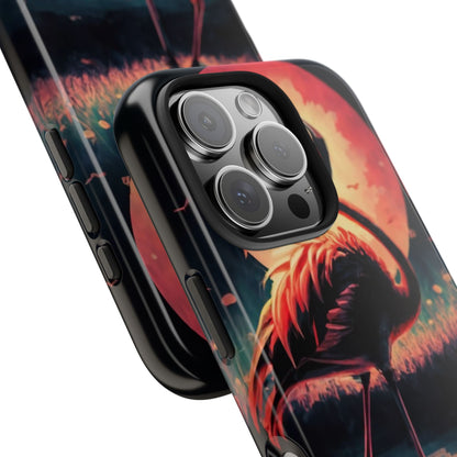 Sunset Flamingo Defender Case