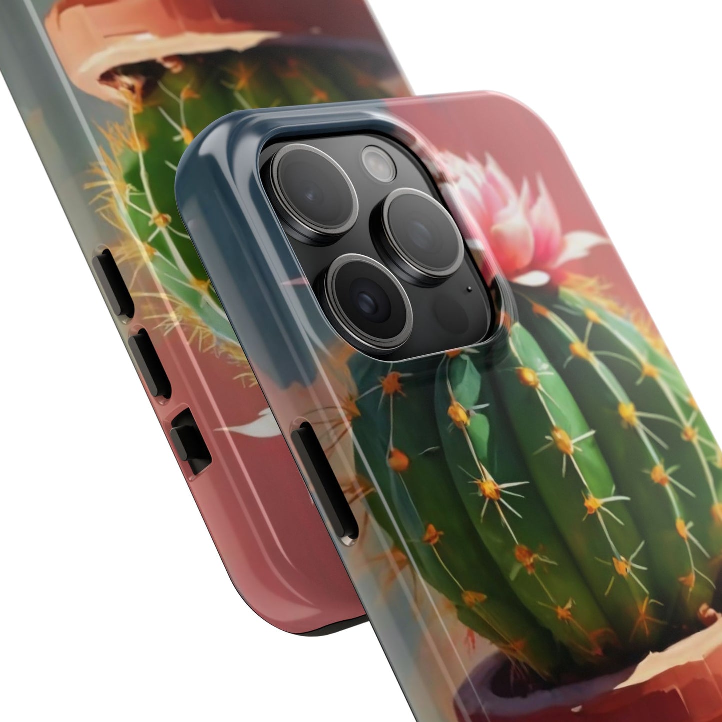 DesertBloom Terracotta Cactus Tough Phone Case