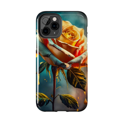 Golden Rose Elegance Tough Phone Case