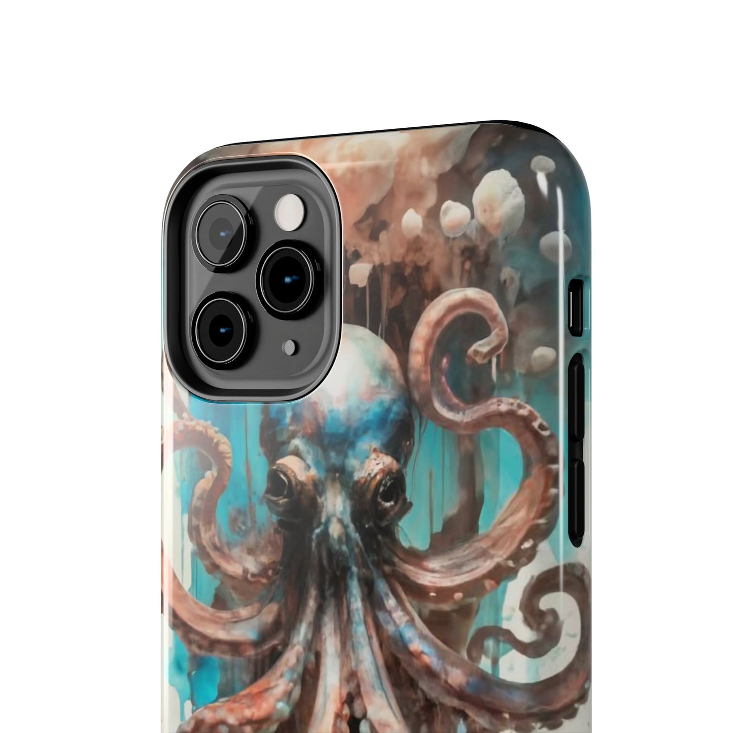 Serene Octopus Watercolor Tough Phone Case