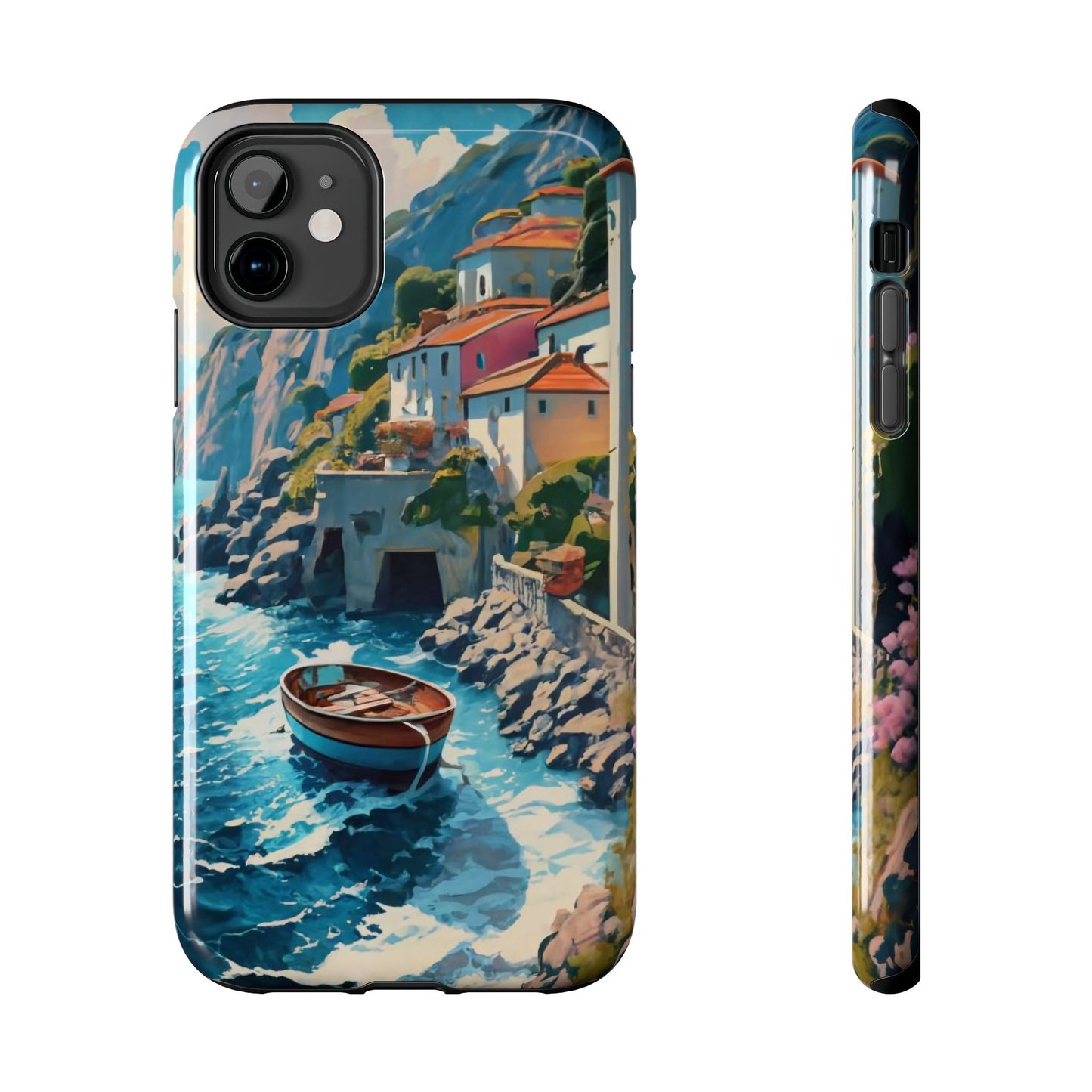 Coastal Dreamscape Boat Tough Phone Case