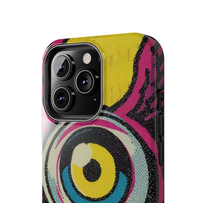 Golden Gaze Winged Eye iPhone Case