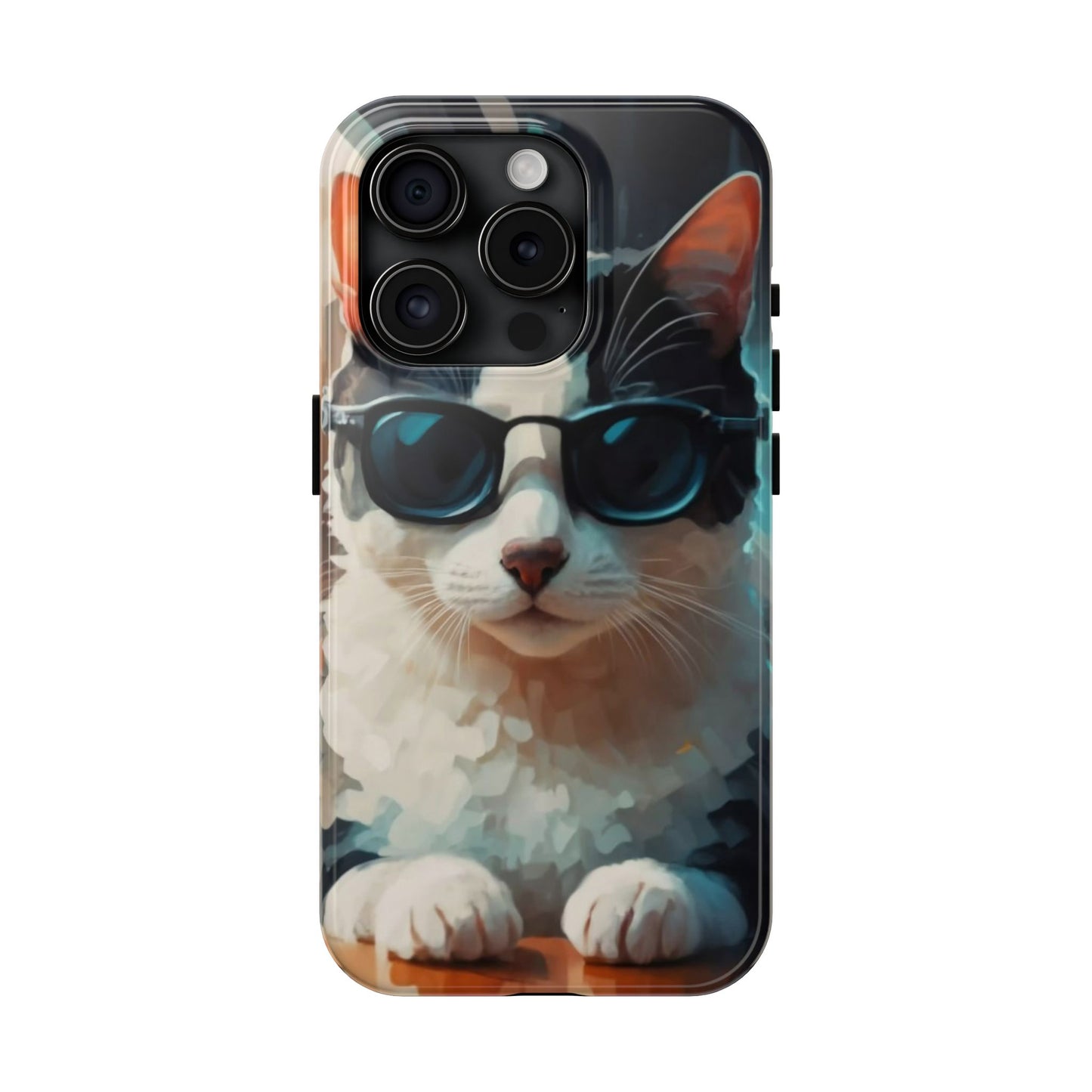 CoolCat Dinner Date Tough Phone Case