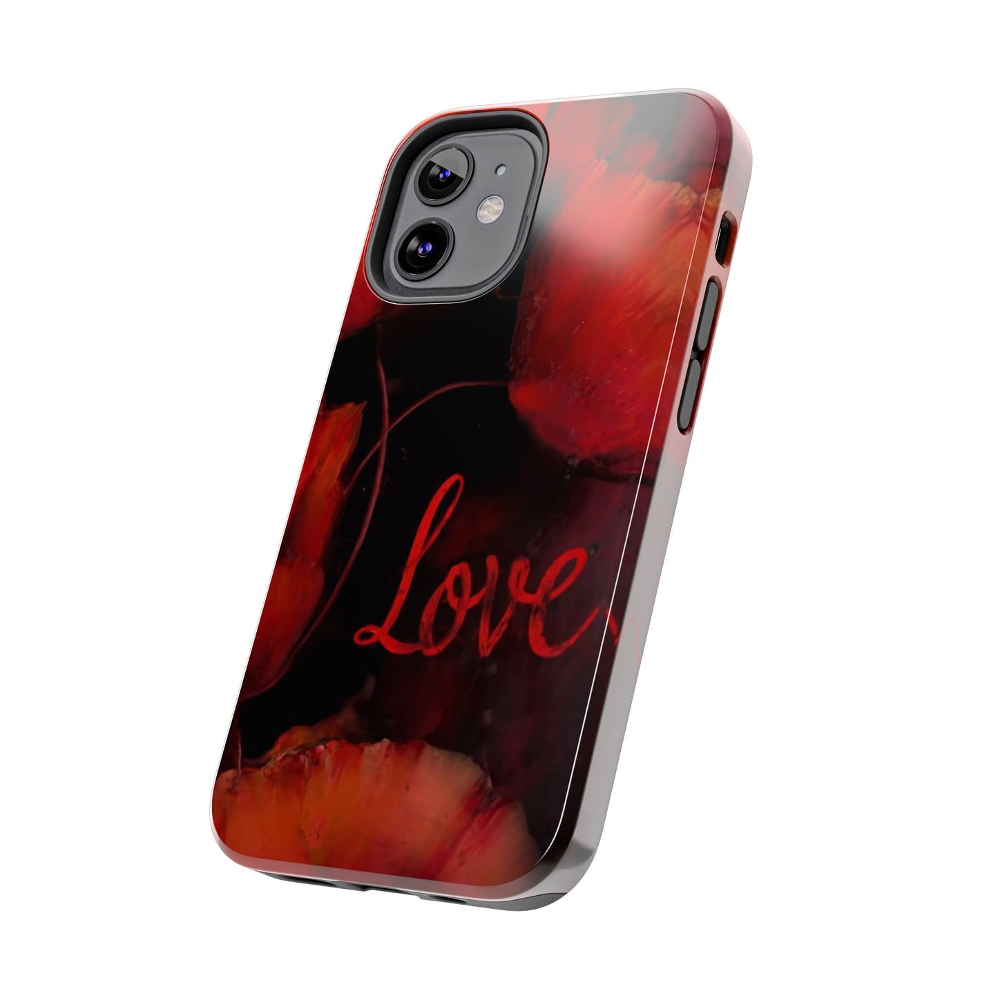 Crimson Love Blossoms Tough Phone Case