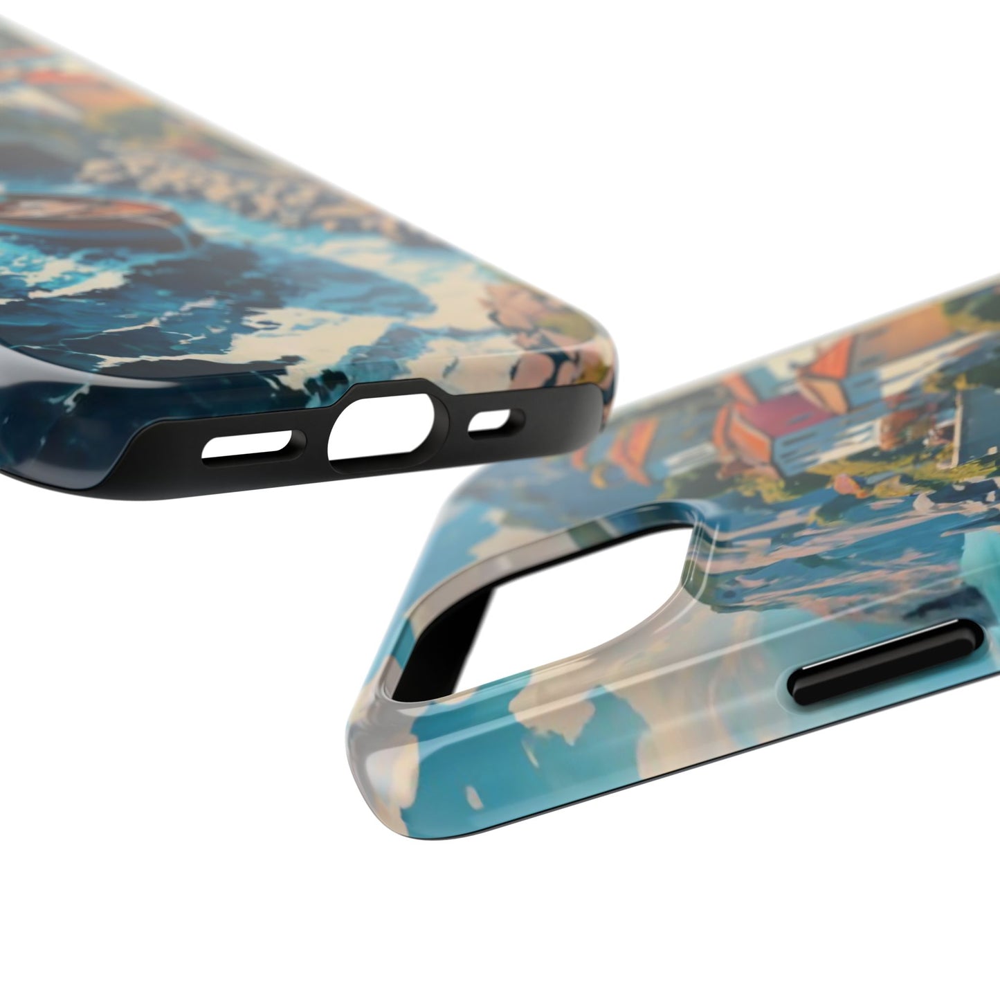 Coastal Dreamscape Boat Tough Phone Case