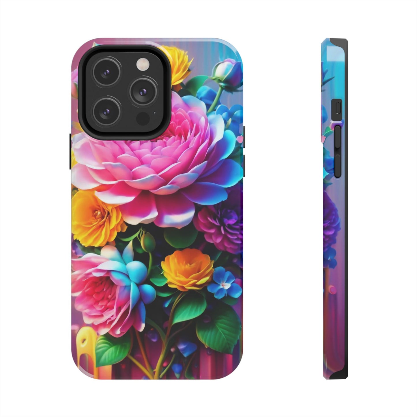 Vibrant Floral Splendor Tough Phone Case