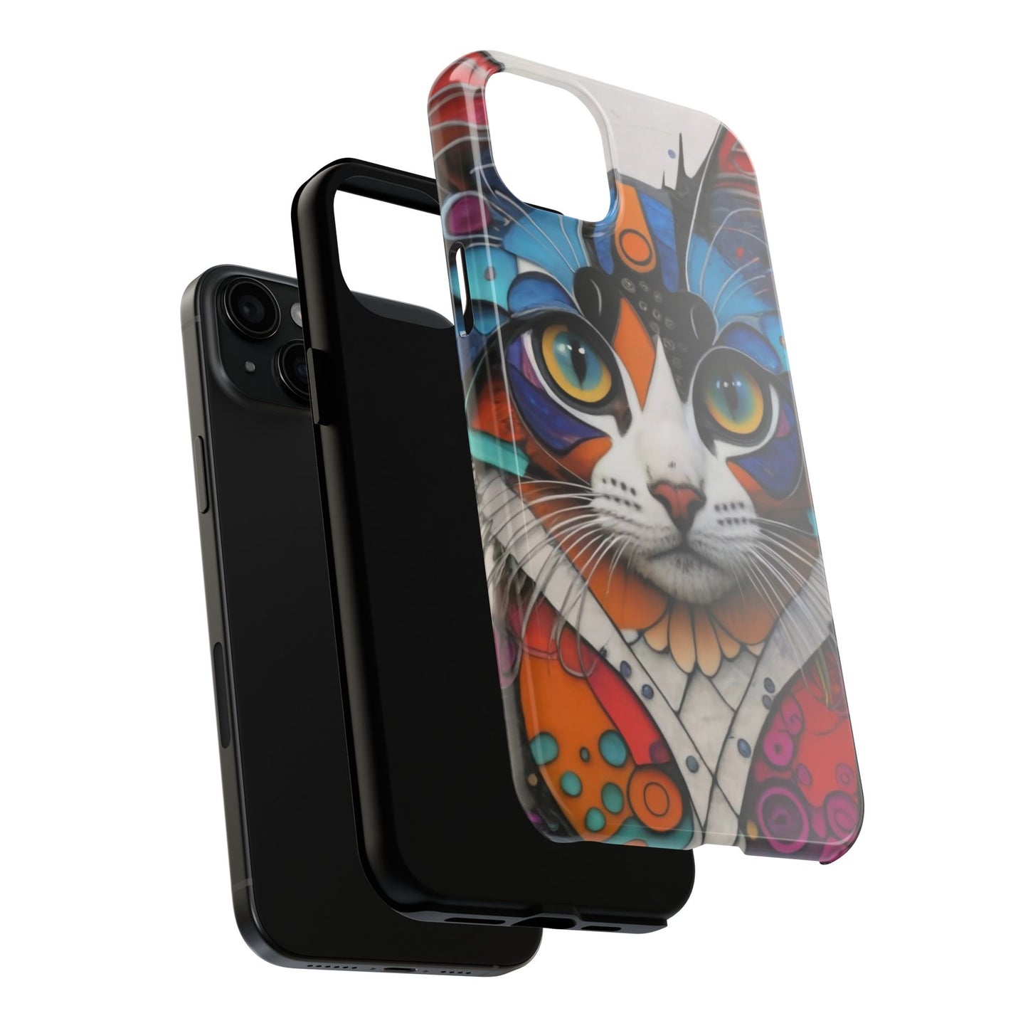 Whimsical Cat Dreamscape Guardian Phone Case