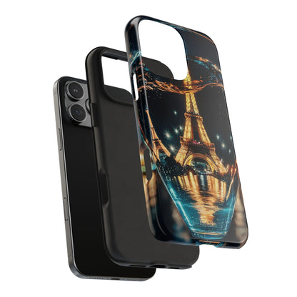 Eiffel Tower Through the Looking Glass Tough Phone Case