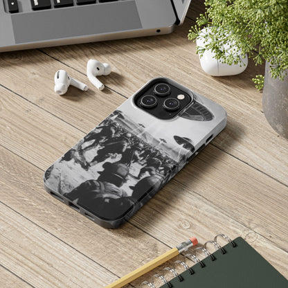 RetroWar UFO Encounter Tough Phone Case