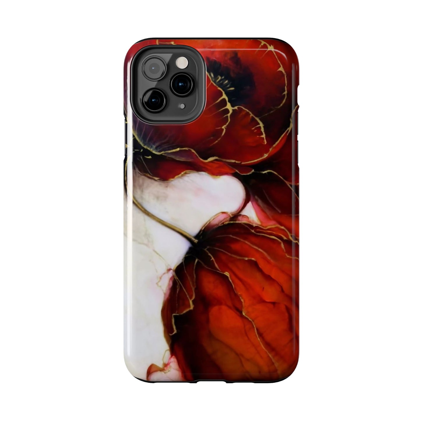 Ethereal Blossom Alcohol Ink Tough Phone Case