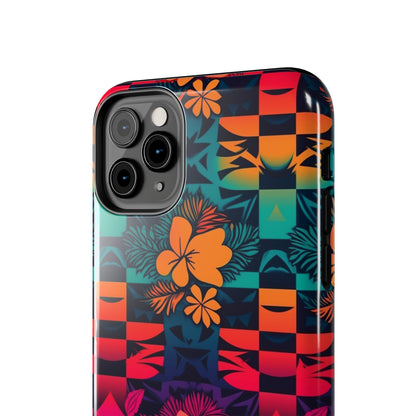 Electric Plumeria - Hawaiian Tough Phone Case