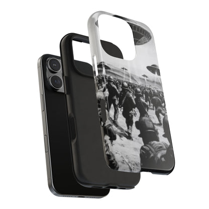 RetroWar UFO Encounter Tough Phone Case