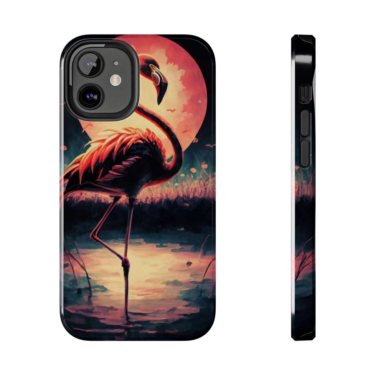 Sunset Flamingo Defender Case