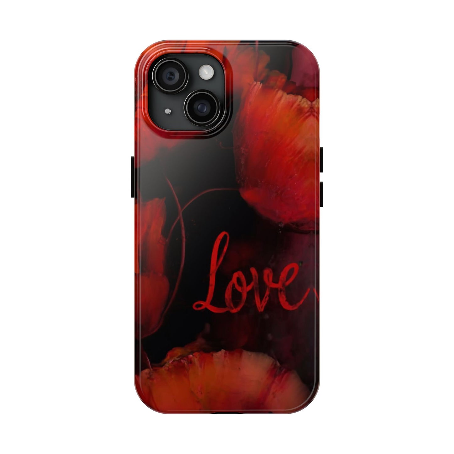 Crimson Love Blossoms Tough Phone Case