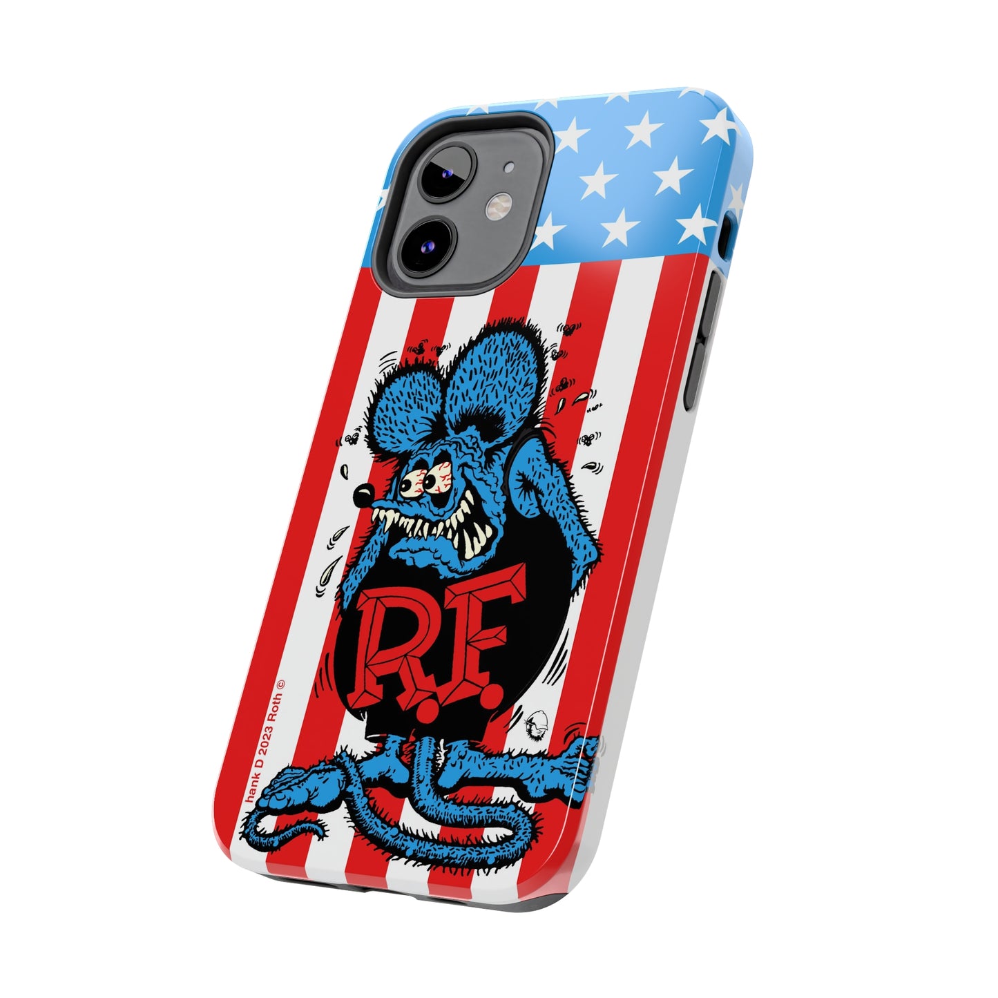 Red, White and Fink - Tough Phone Case