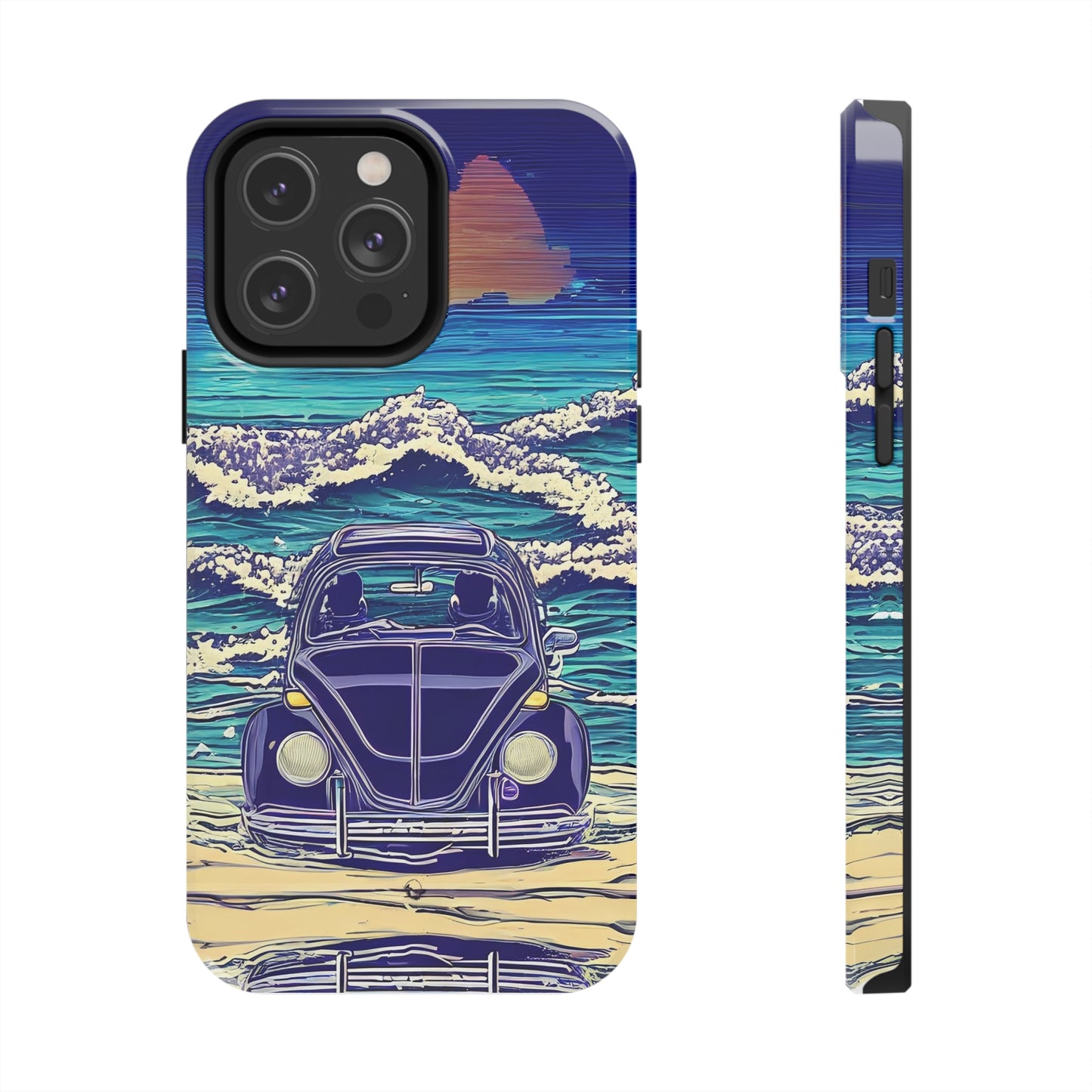 Blue VDub Beetle - Tough Phone Case